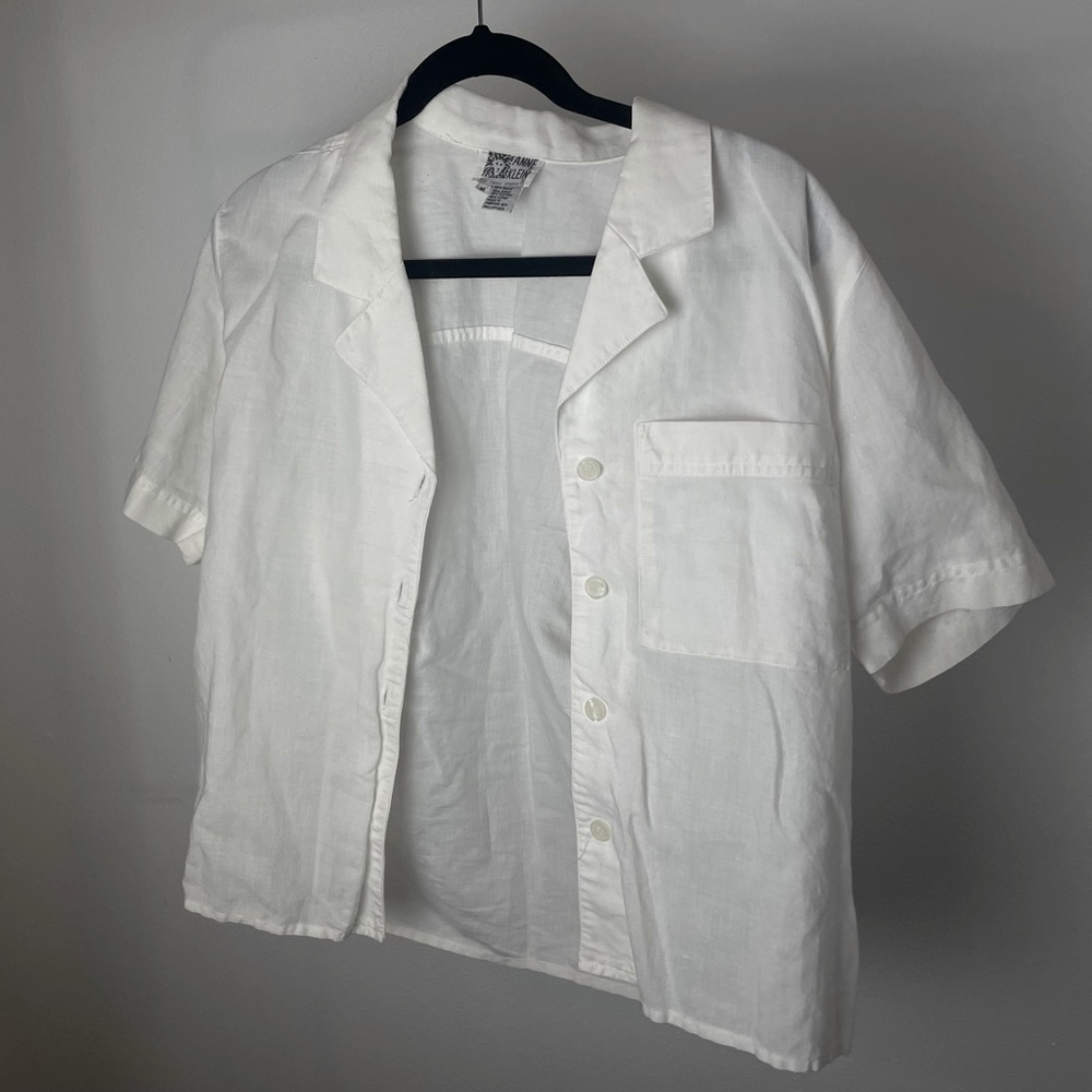 Anne Klein short sleeve button up
